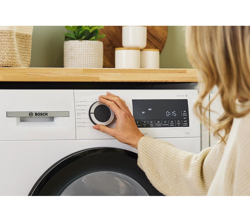 BOSCH Series 6 WGG24400GB AntiStain 9 kg 1400 Spin Washing Machine - White