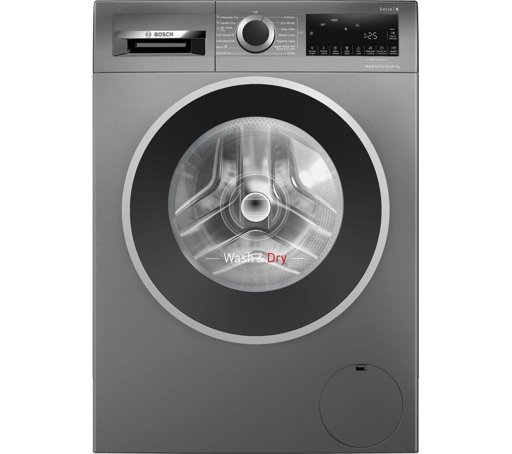 BOSCH Series 6 WNG254R1GB 10.5 kg Washer Dryer - Graphite