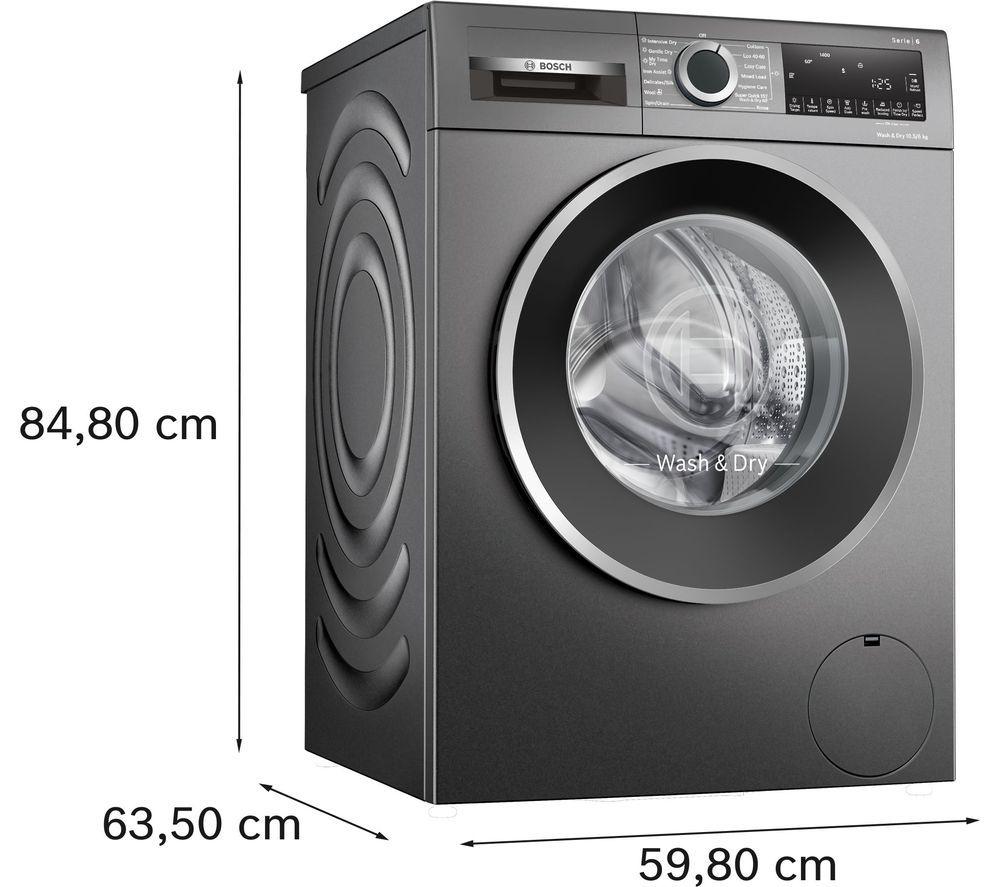 BOSCH Series 6 WNG254R1GB 10.5 kg Washer Dryer - Graphite