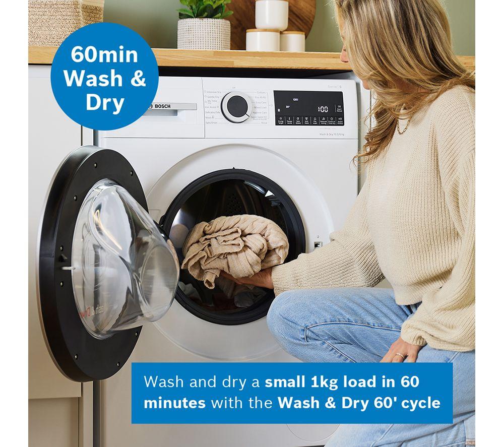 Lavadora-secadora BOSCH Serie 6 WNG25401GB AntiManchas de 10,5 kg - Blanca