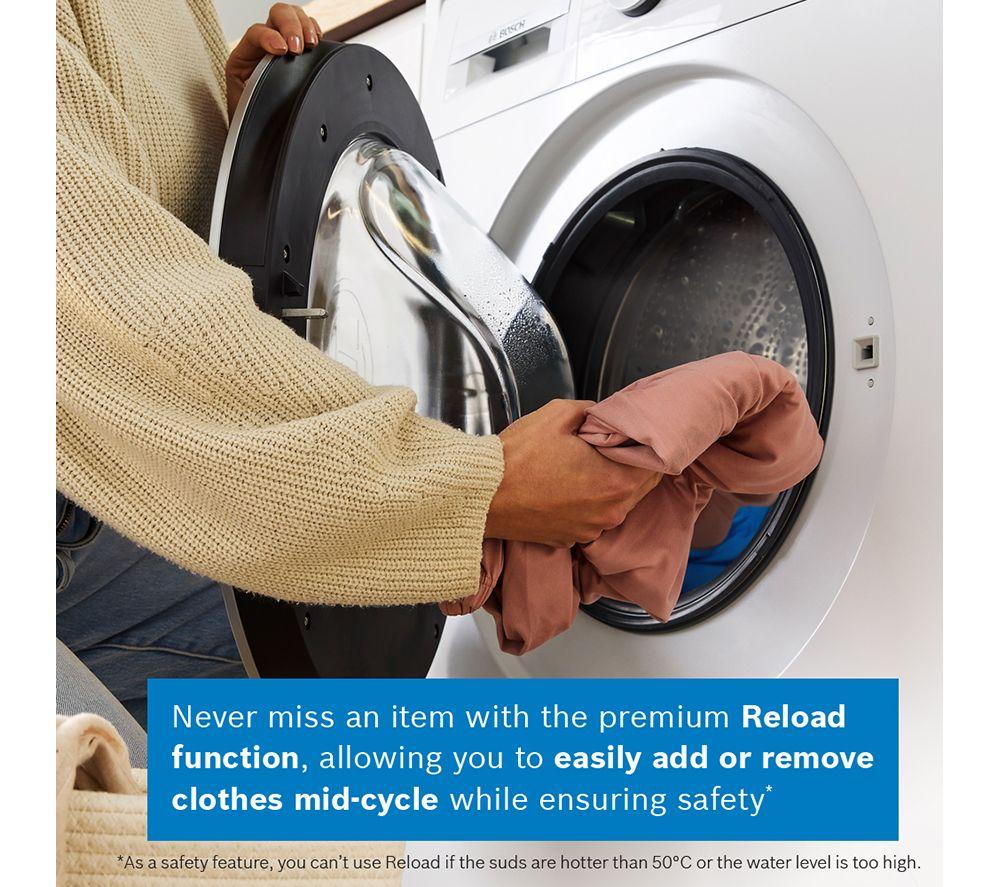 Lavadora-secadora BOSCH Serie 6 WNG25401GB AntiManchas de 10,5 kg - Blanca