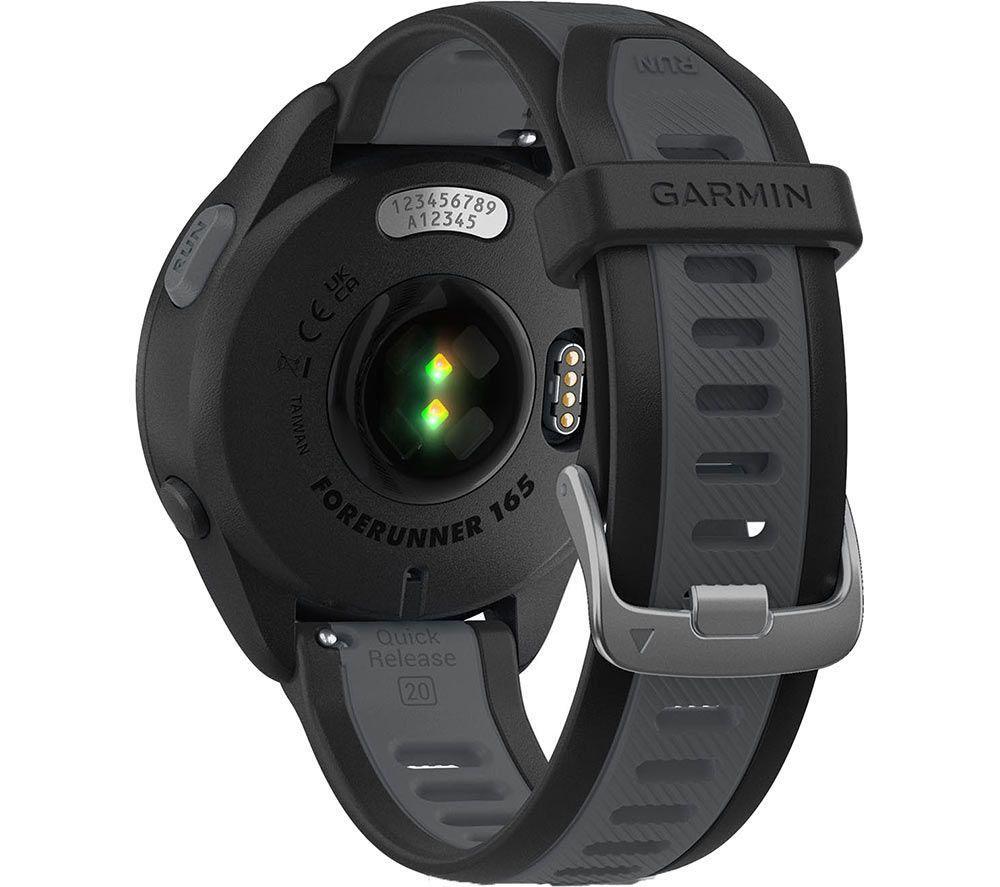 GARMIN Forerunner 165 Sportuhr - Schwarz, 43 mm