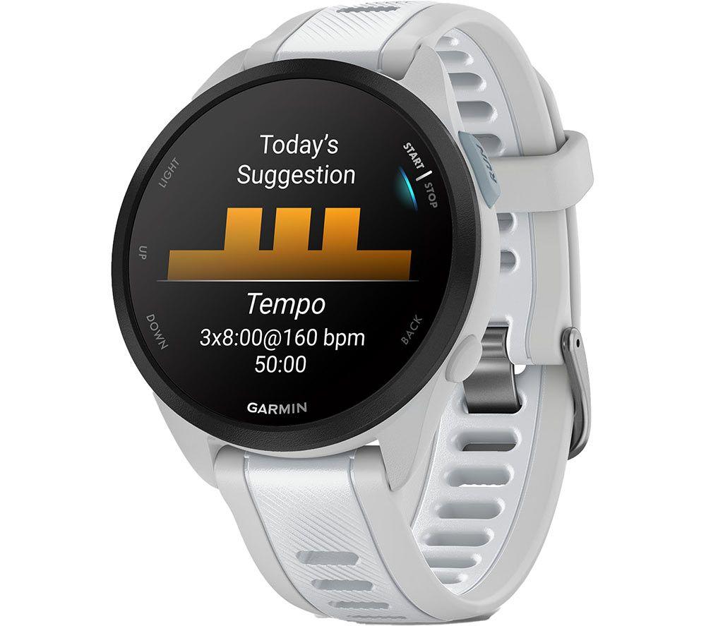 GARMIN Forerunner 165 Sportuhr - Mist Grey, 43 mm