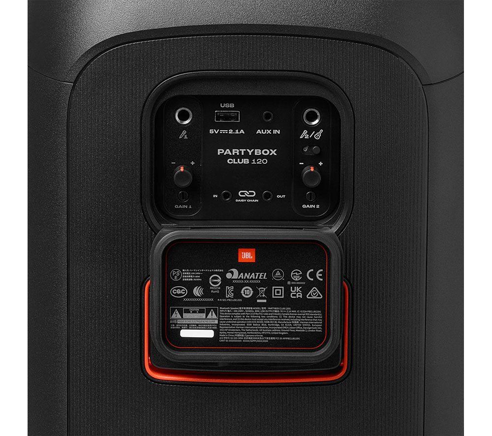 Altavoz de fiesta megasound Bluetooth JBL Partybox Club 120 - Negro