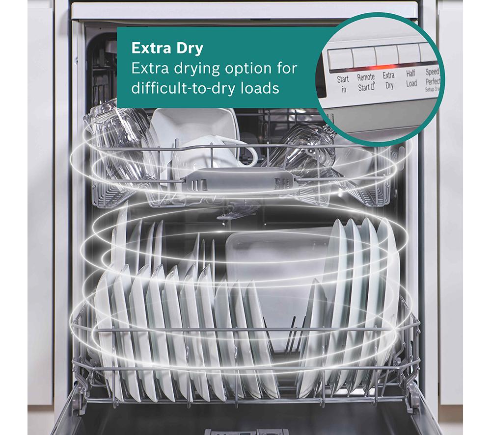 BOSCH Series 2 SMS2HVW67G Full-size WiFi-enabled Dishwasher - White