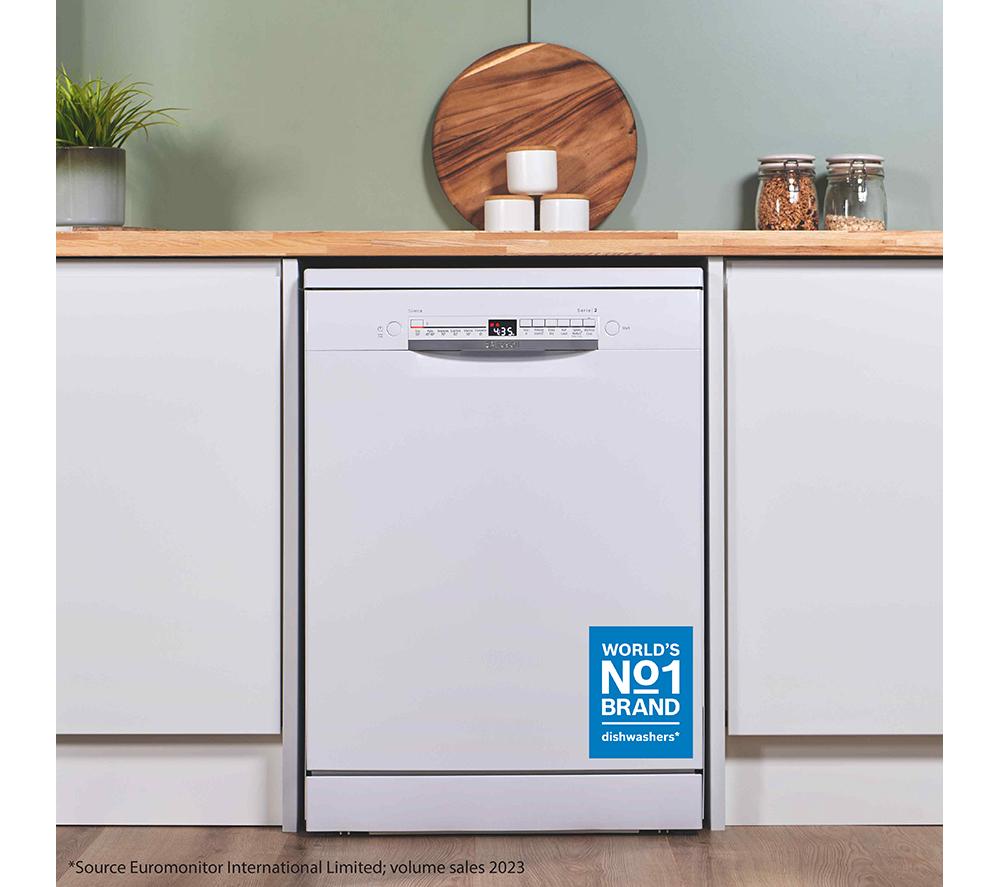 BOSCH Series 2 SMS2HVW67G Full-size WiFi-enabled Dishwasher - White