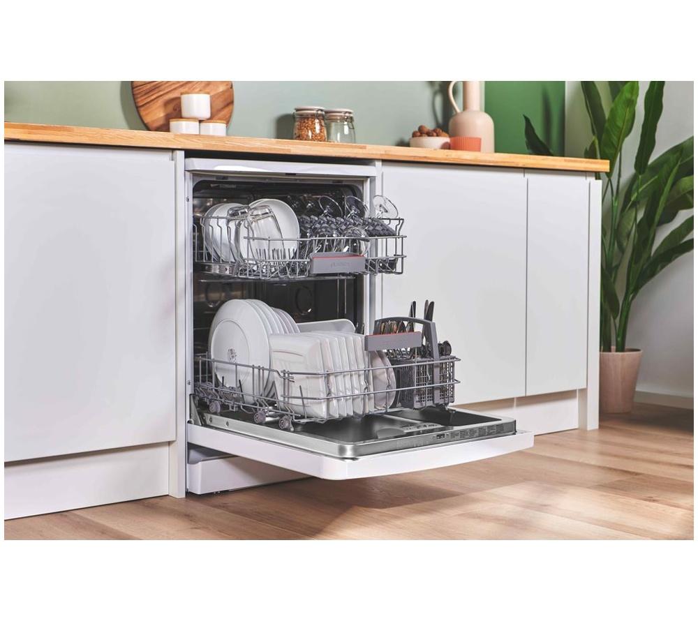 BOSCH Series 4 SMS4EKW06G Full-size WiFi-enabled Dishwasher - White