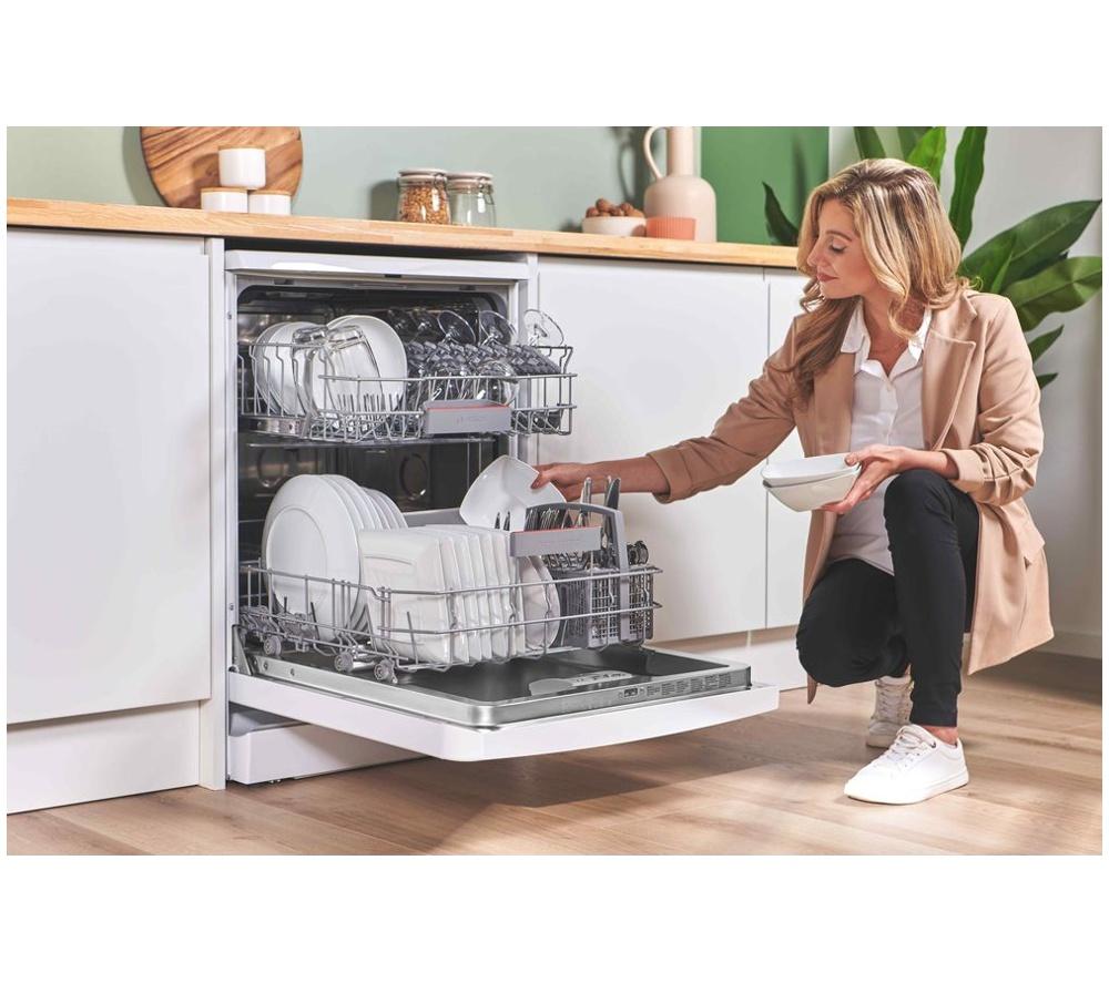 BOSCH Series 4 SMS4EKW06G Full-size WiFi-enabled Dishwasher - White