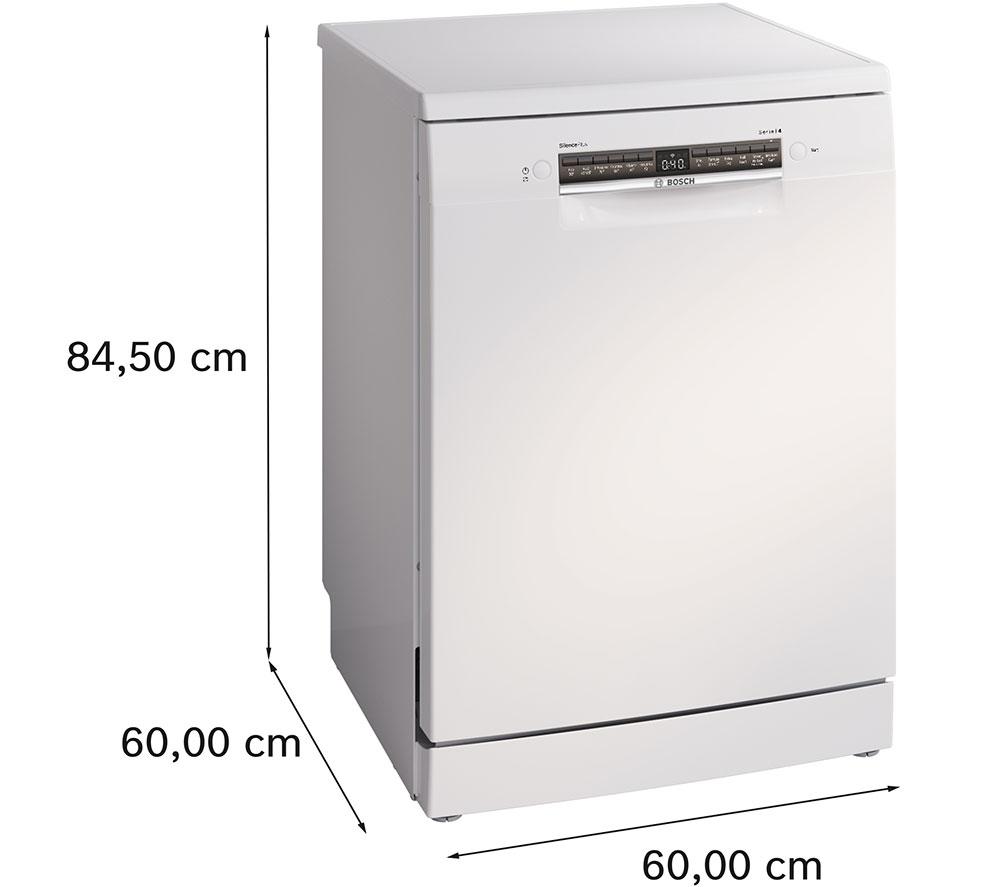 BOSCH Series 4 SMS4EMW06G Full-size WiFi-enabled Dishwasher - White