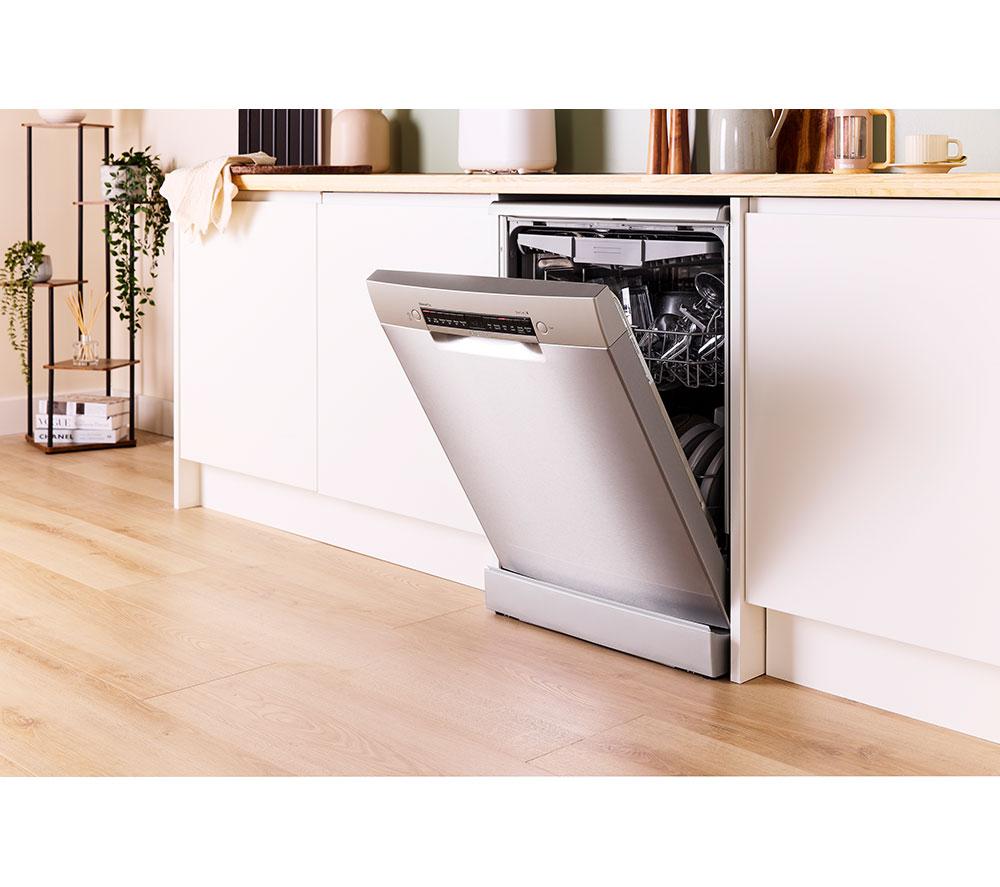 BOSCH Series 4 SMS4EMI06G Full-size WiFi-enabled Dishwasher - Stainless Steel