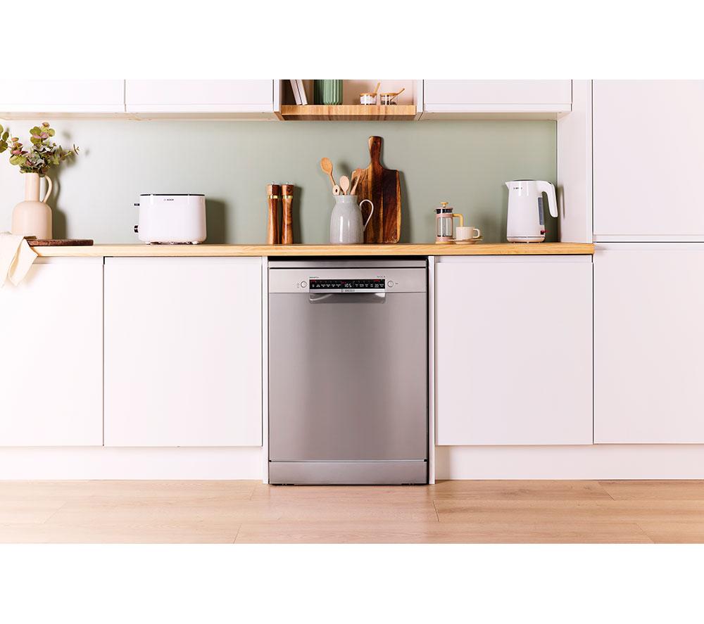 BOSCH Series 4 SMS4EMI06G Full-size WiFi-enabled Dishwasher - Stainless Steel