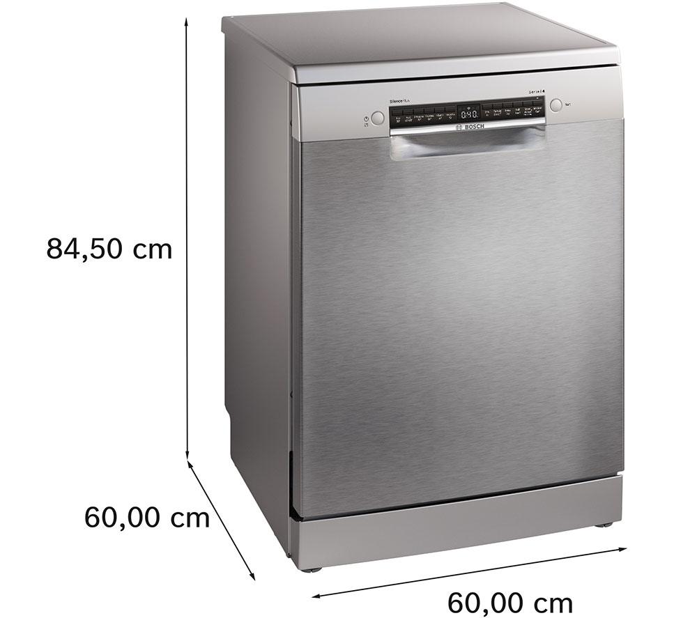 BOSCH Series 4 SMS4EMI06G Full-size WiFi-enabled Dishwasher - Stainless Steel