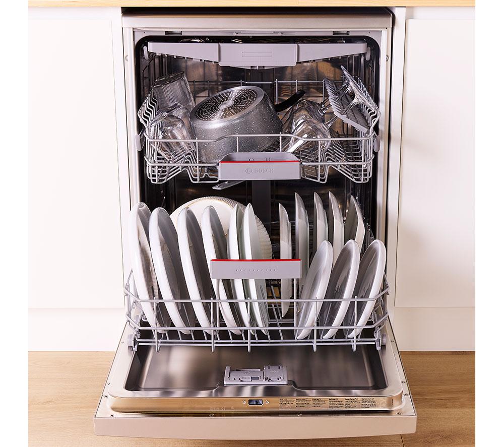 BOSCH Series 4 SMS4EMI06G Full-size WiFi-enabled Dishwasher - Stainless Steel