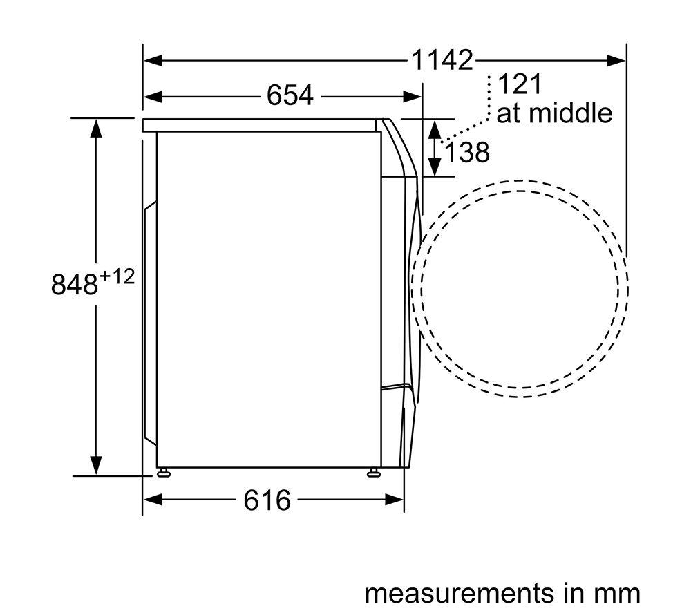 BOSCH Serie 8 i-DOS WNC254ARGB Lavadora secadora de 10.5 kg - Grafito