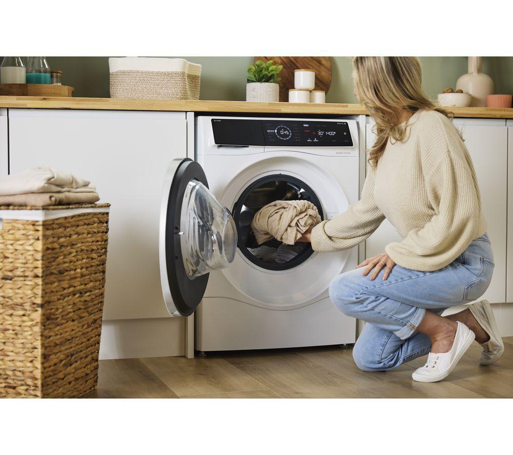 BOSCH Serie 8 i-DOS WNC25410GB Lavadora secadora de 10,5 kg - Blanca