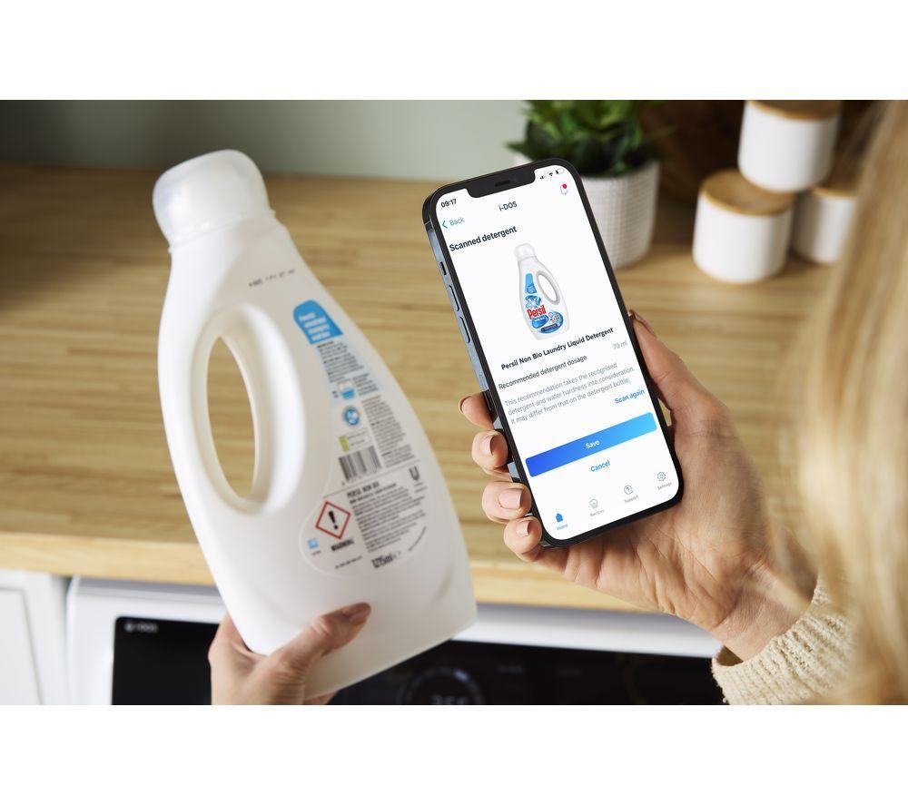 BOSCH Serie 8 i-DOS WNC25410GB Lavadora secadora de 10,5 kg - Blanca