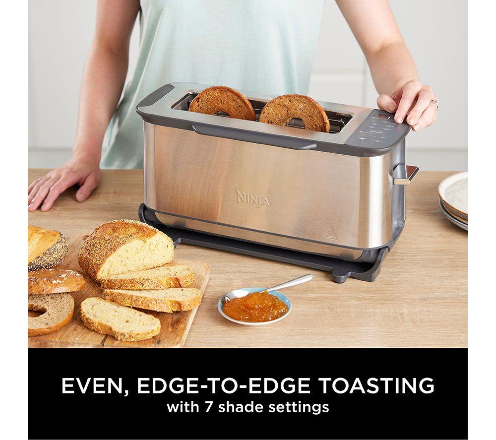 NINJA Foodie ST202UK 3-in-1 Toaster, Grill & Panini Press - Stainless Steel