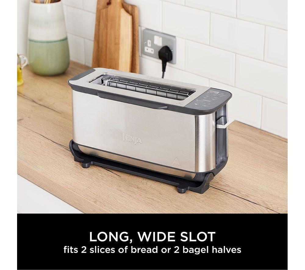 NINJA Foodie ST202UK 3-in-1 Toaster, Grill & Panini Press - Stainless Steel