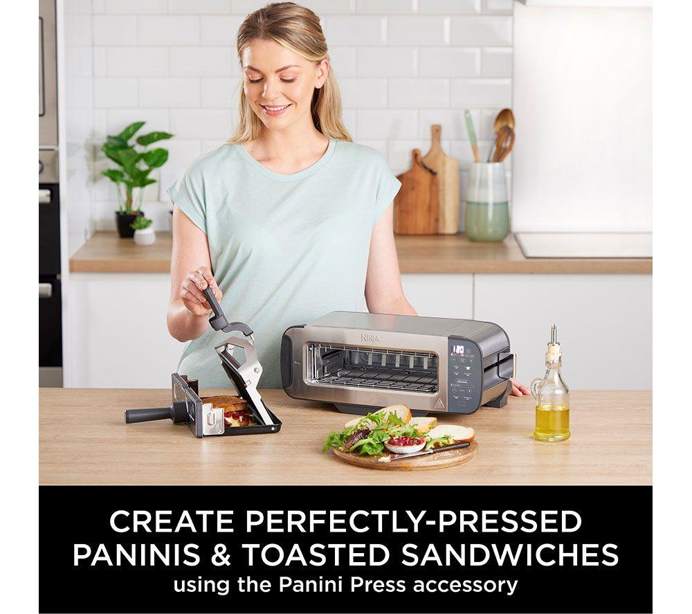 NINJA Foodie ST202UK 3-in-1 Toaster, Grill & Panini Press - Stainless Steel