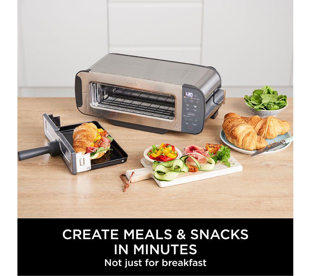 NINJA Foodie ST202UK 3-in-1 Toaster, Grill & Panini Press - Stainless Steel
