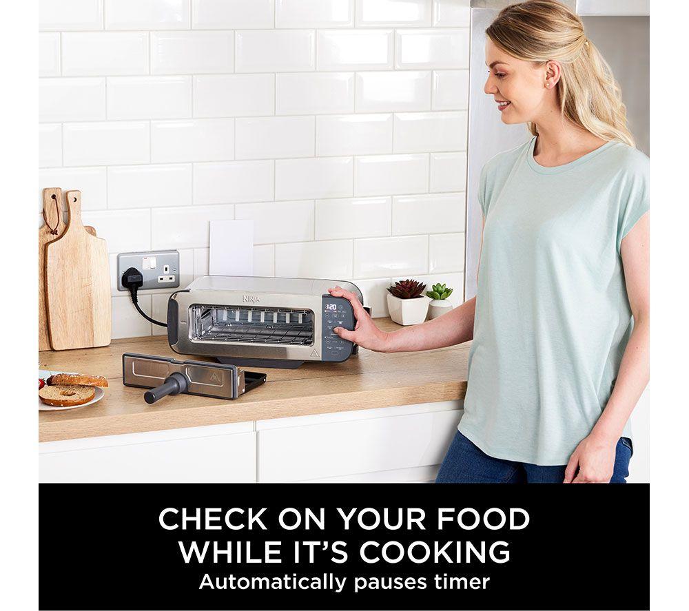 NINJA Foodie ST202UK 3-in-1 Toaster, Grill & Panini Press - Stainless Steel