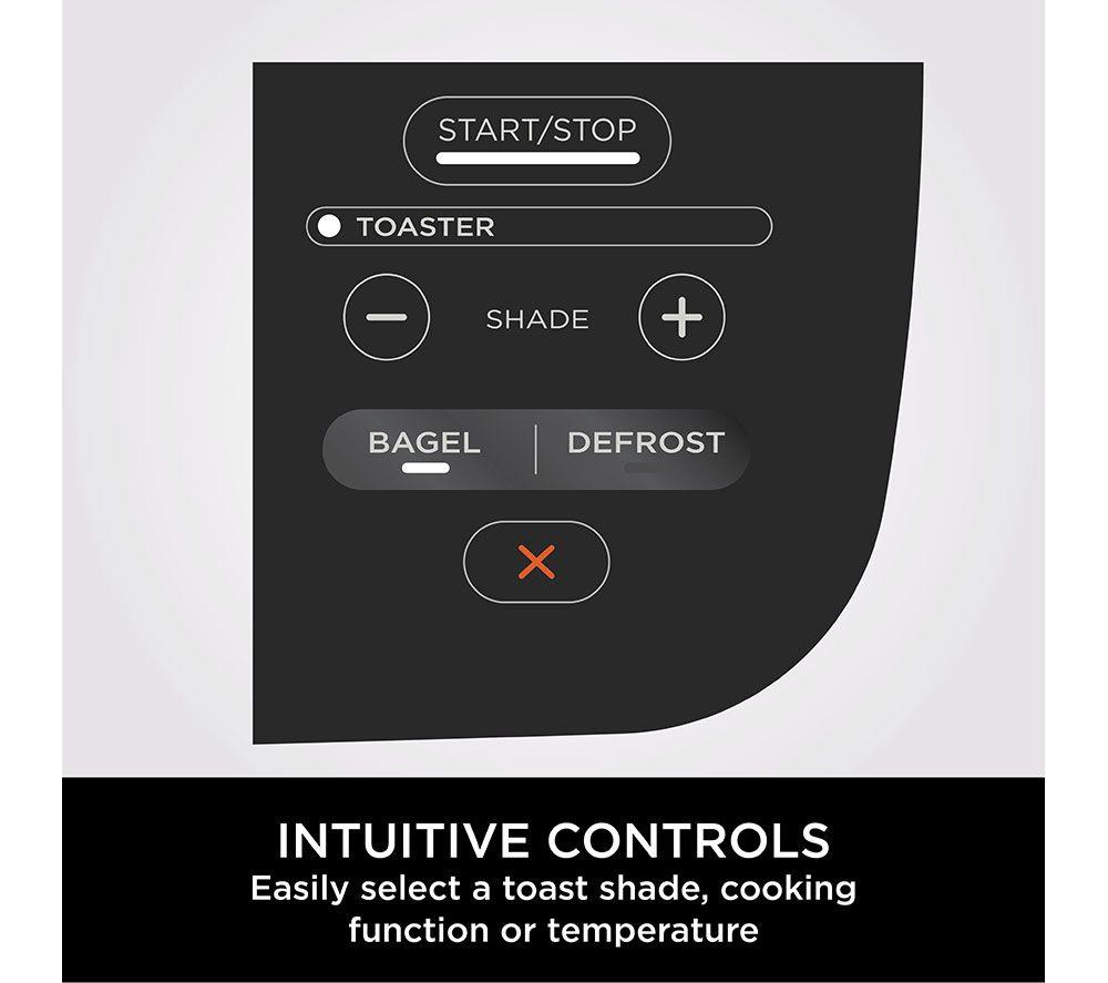 NINJA Foodie ST202UK 3-in-1 Toaster, Grill & Panini Press - Stainless Steel