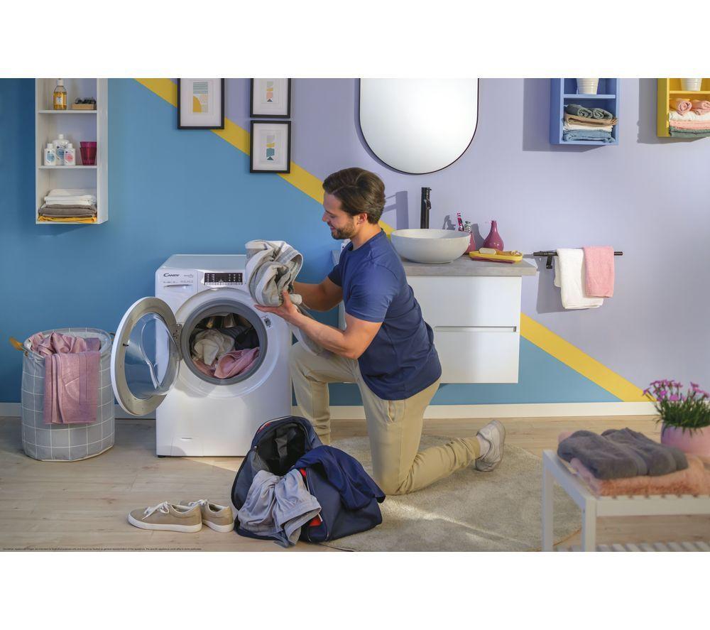 CANDY Smart Pro Inverter CSOW4856TWM6-80 WiFi-enabled 8 kg Washer Dryer - White