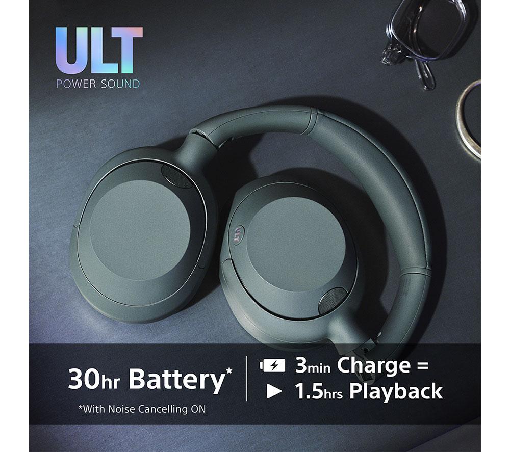 SONY ULT Wear Wireless Bluetooth Noise-Cancelling Headphones - Black