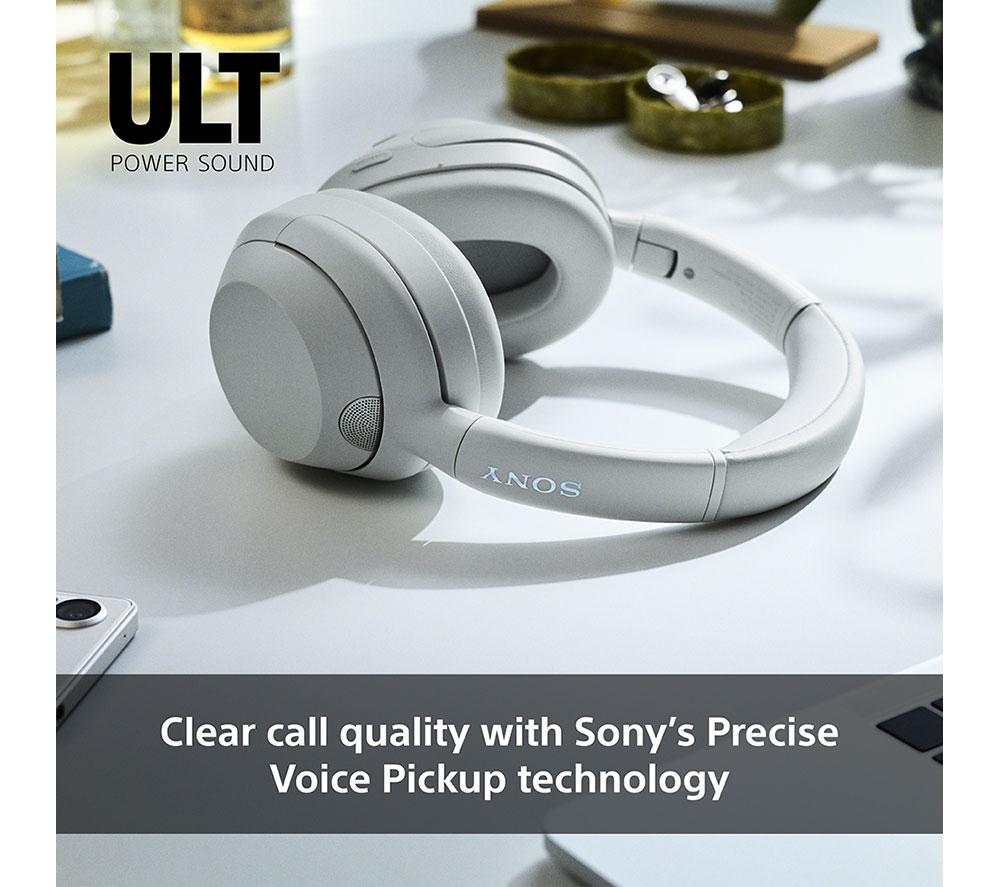 Auriculares inalámbricos Bluetooth con cancelación de ruido SONY ULT Wear - Blanco roto