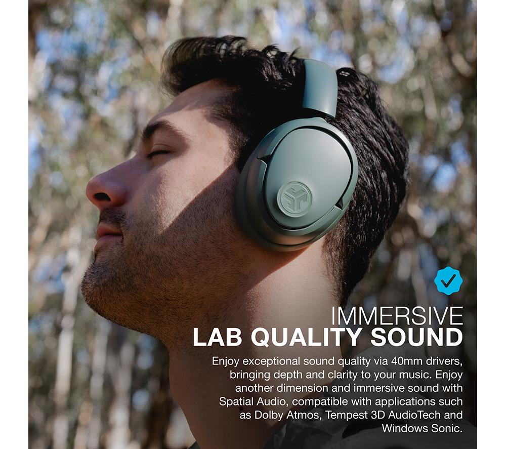 JLAB JBuds Lux Wireless Bluetooth Noise-Cancelling Headphones - Sage