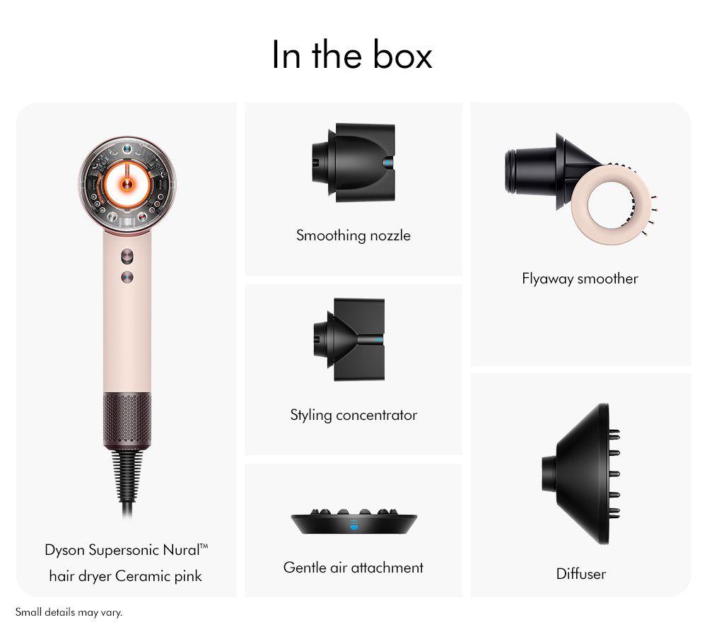 DYSON Supersonic Nural Straight+Wavy Hair Dryer - Ceramic Pink
