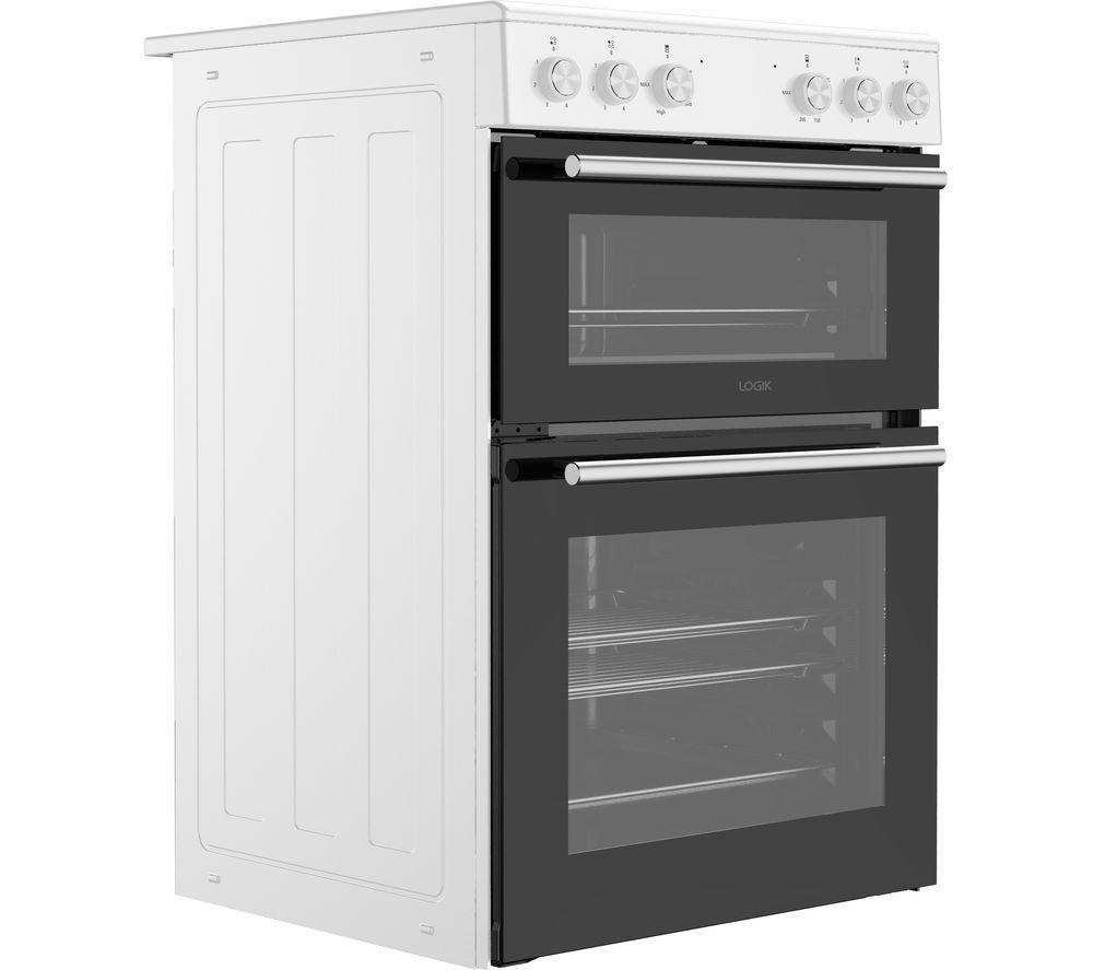 Cocina eléctrica de cerámica LOGIK LFTC60W24 de 60 cm - Blanca