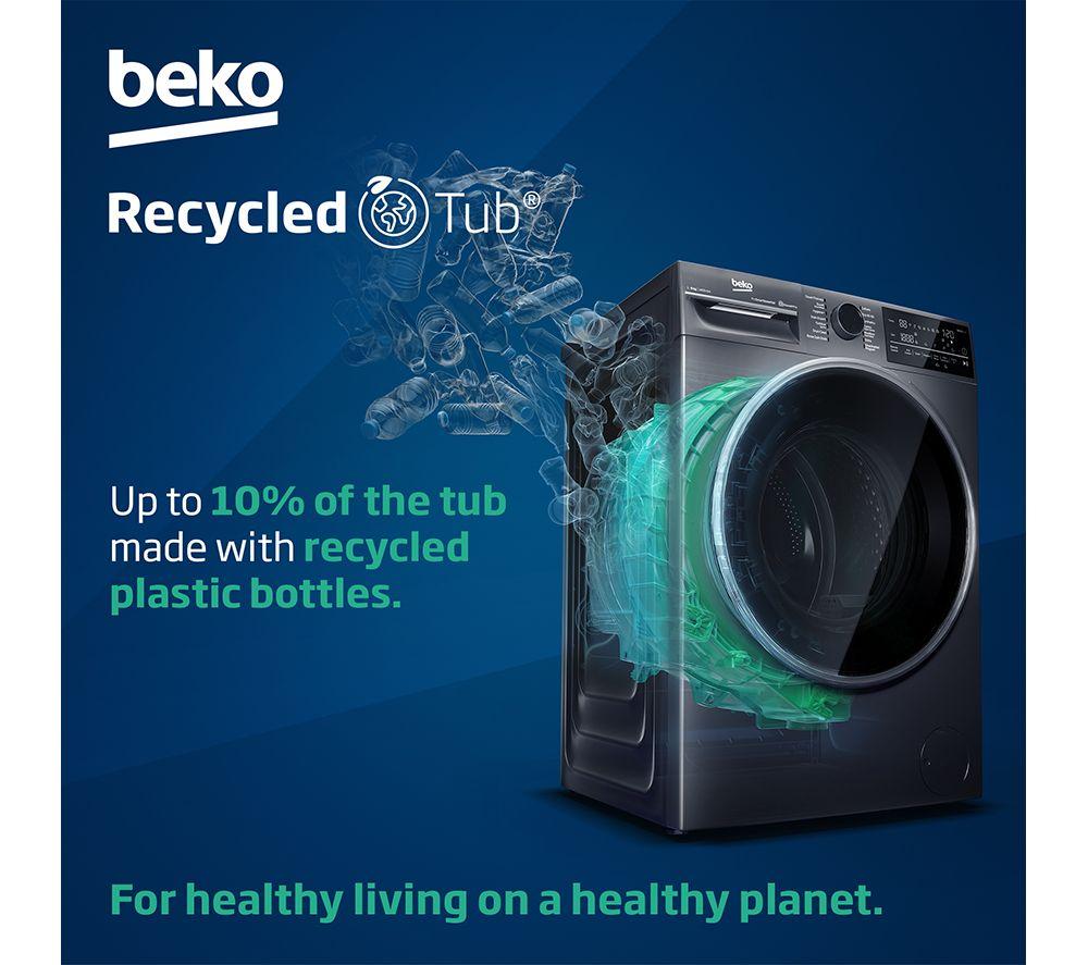 BEKO Pro EnergySpin IronFast BM3WT4941IW 9 kg 1400 Spin Washing Machine - White