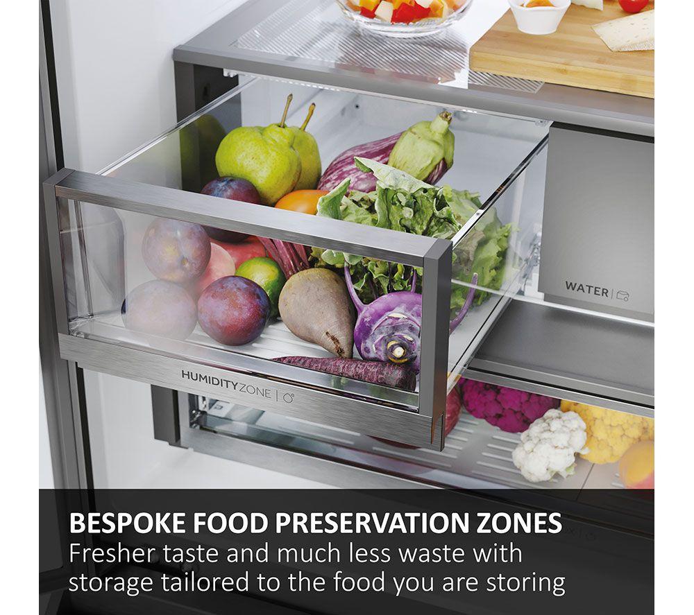 Frigorífico y Congelador HAIER Serie 7 HFR79F19EFGK - Cristal de Zafiro