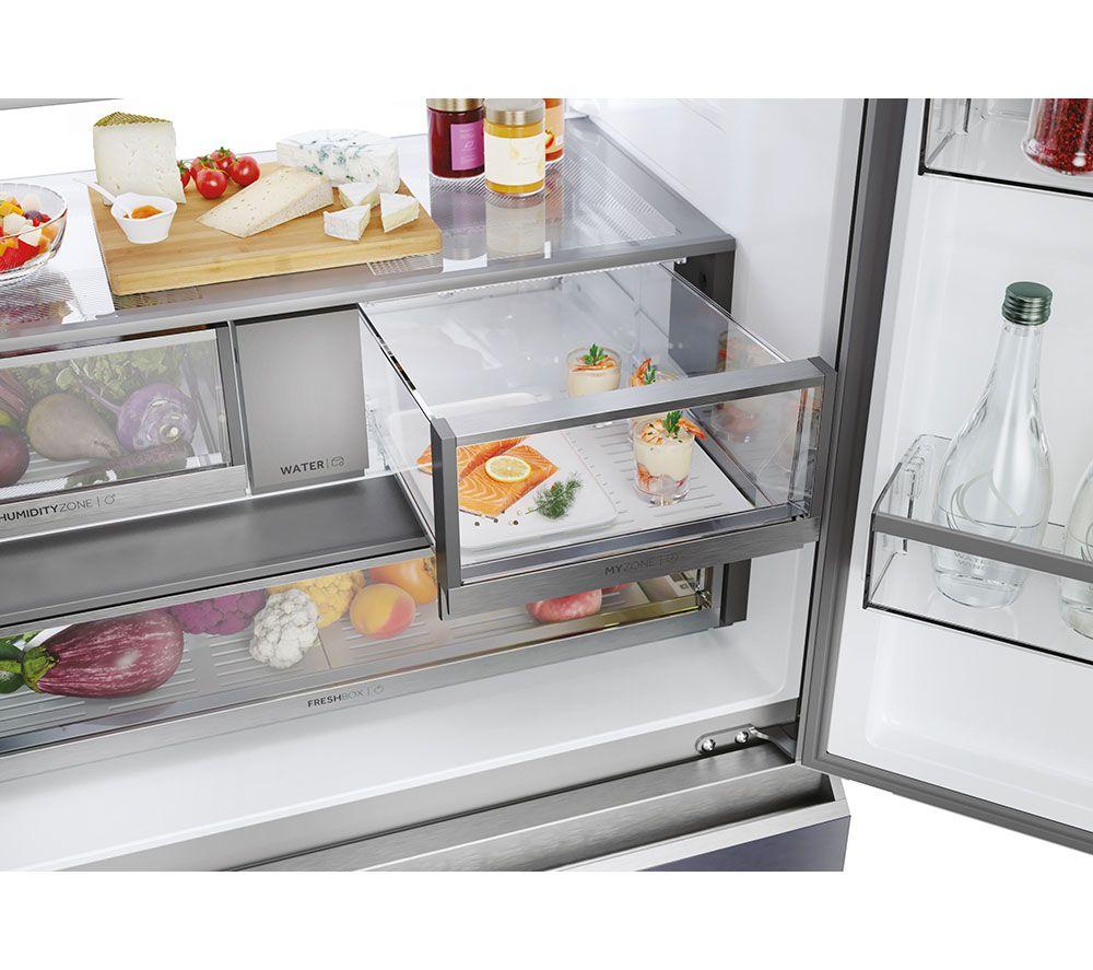 Frigorífico y Congelador HAIER Serie 7 HFR79F19EFGK - Cristal de Zafiro