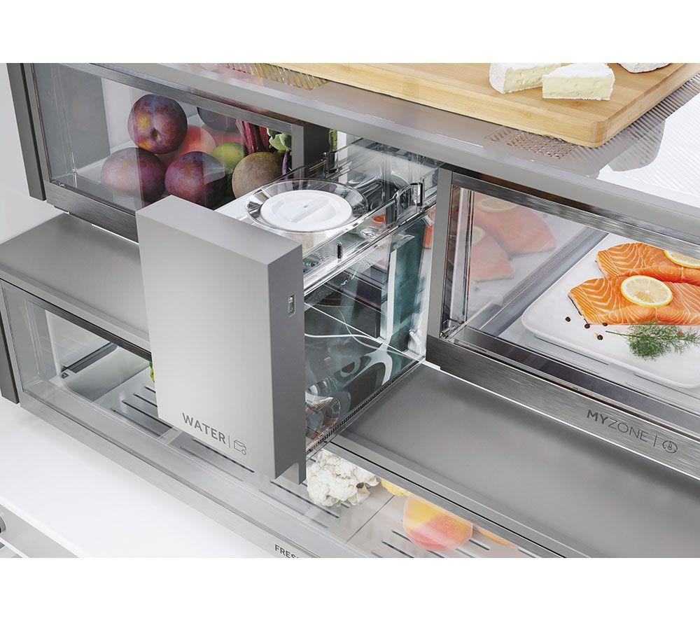Frigorífico y Congelador HAIER Serie 7 HFR79F19EFGK - Cristal de Zafiro