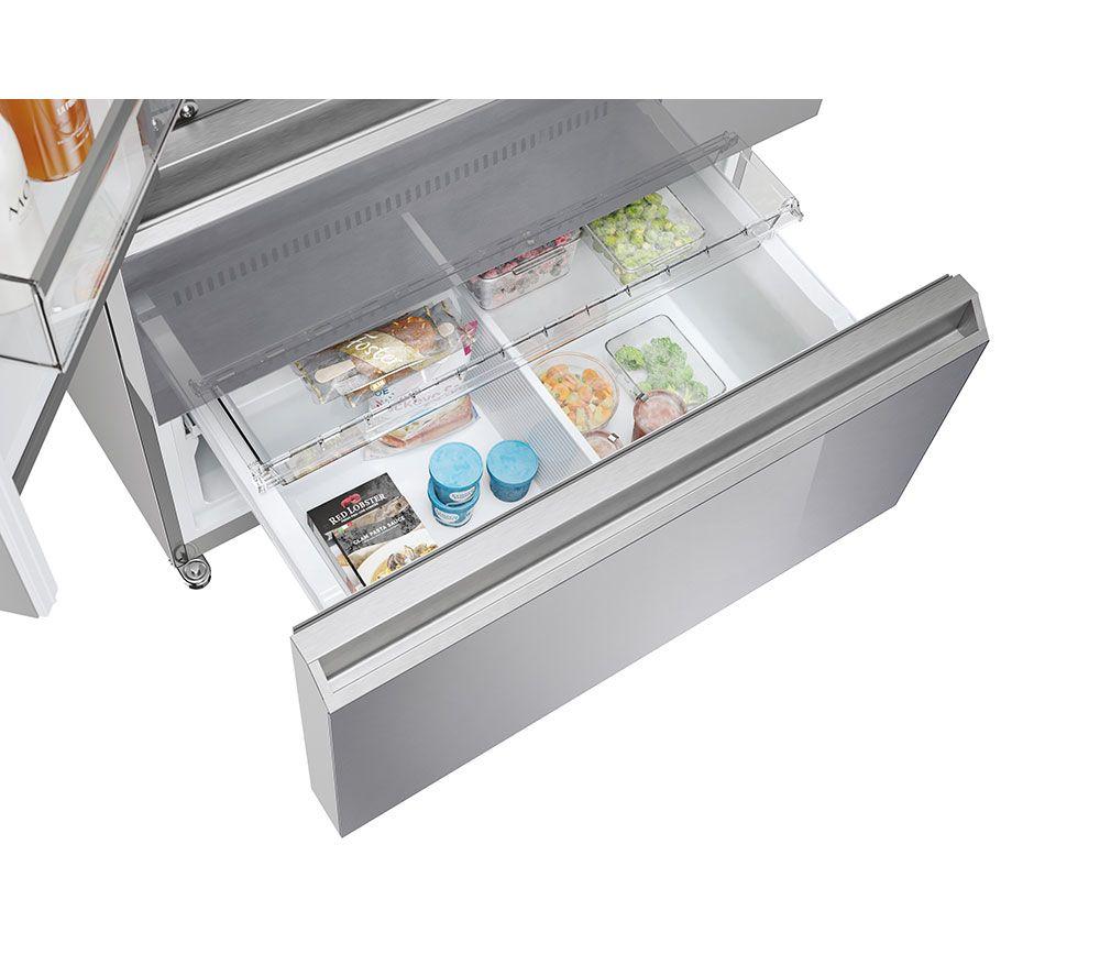 Frigorífico y Congelador HAIER Serie 7 HFR79F19EFGK - Cristal de Zafiro