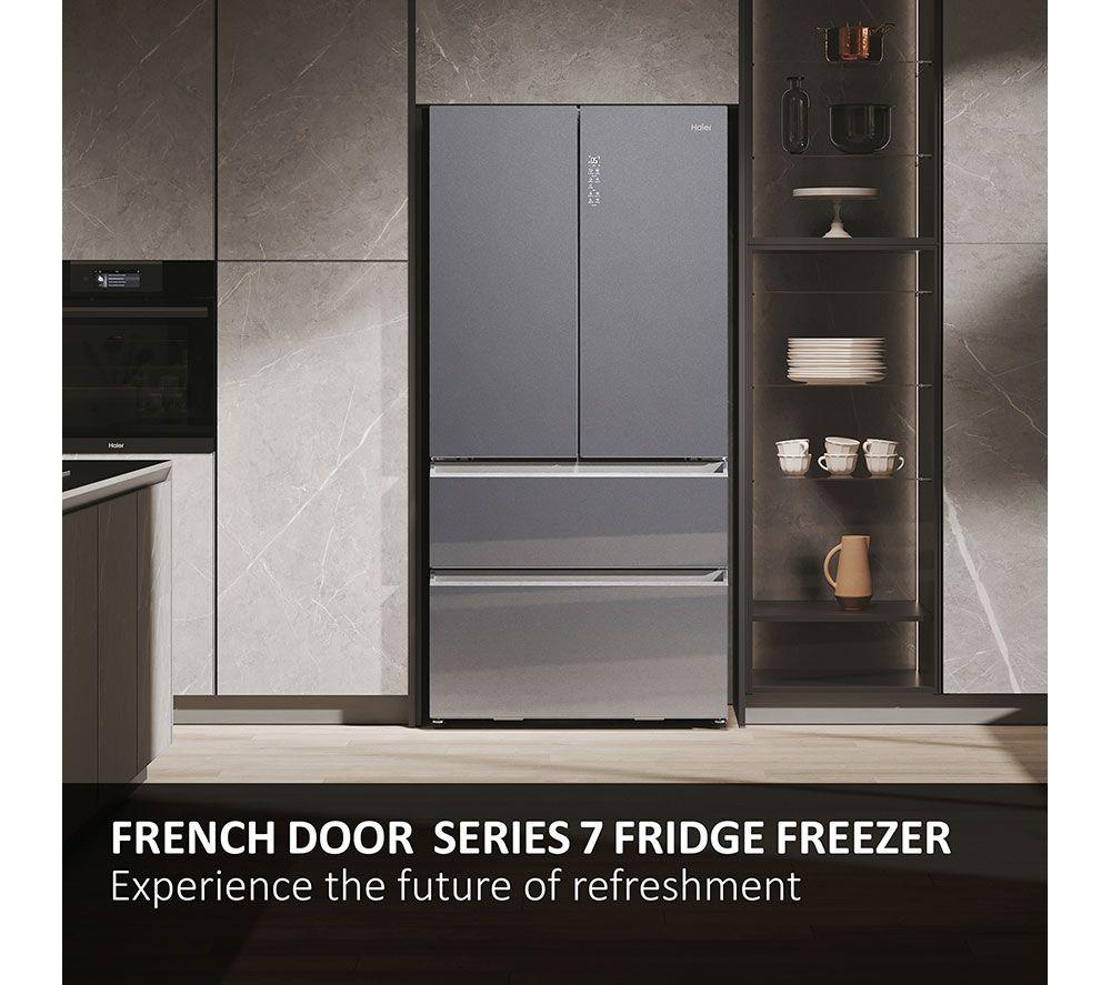 Frigorífico y Congelador HAIER Serie 7 HFR79F19EFGK - Cristal de Zafiro