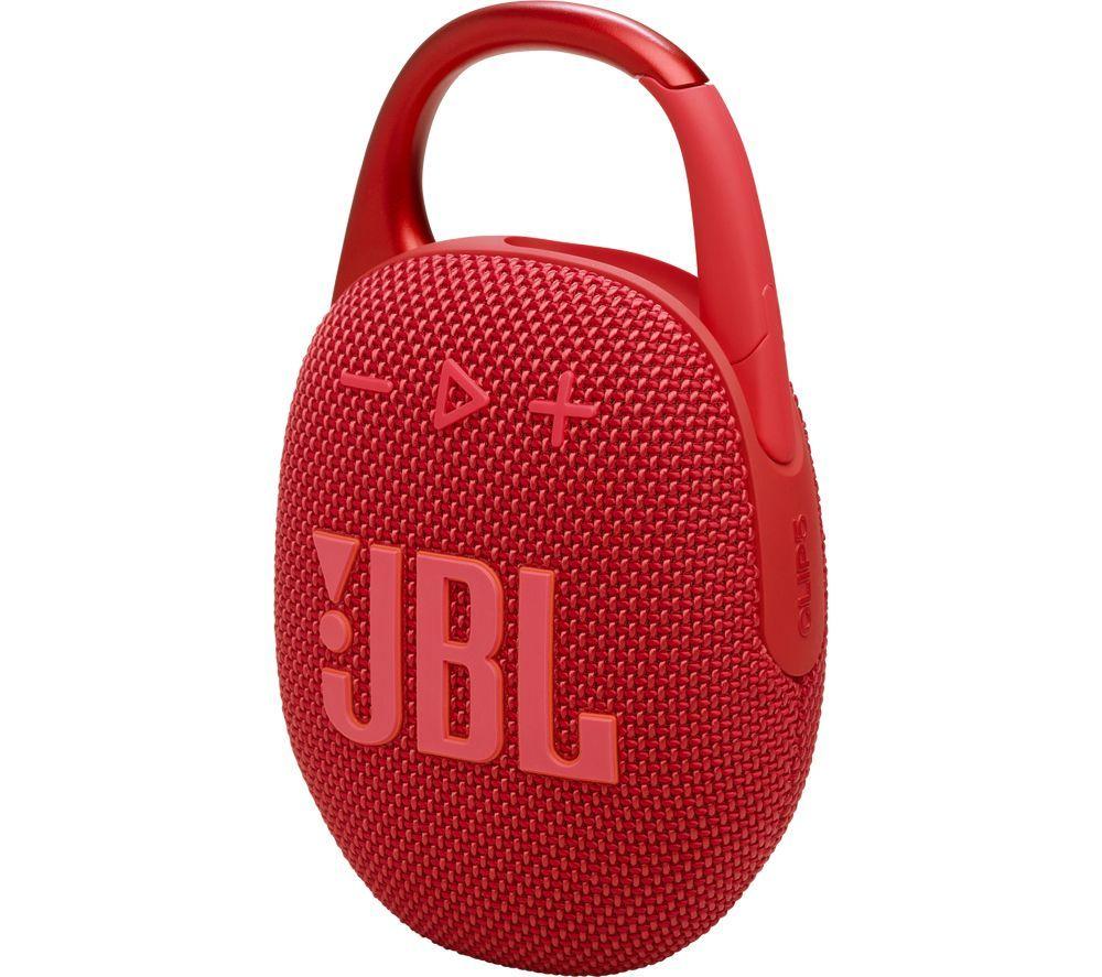 JBL Clip 5 Portable Bluetooth Speaker - Red