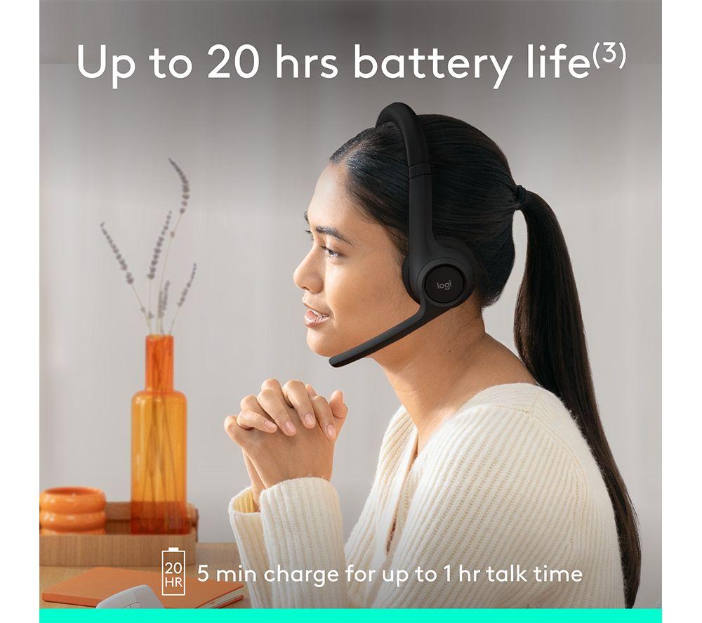 LOGITECH Zone 300 Wireless Headset - Graphite