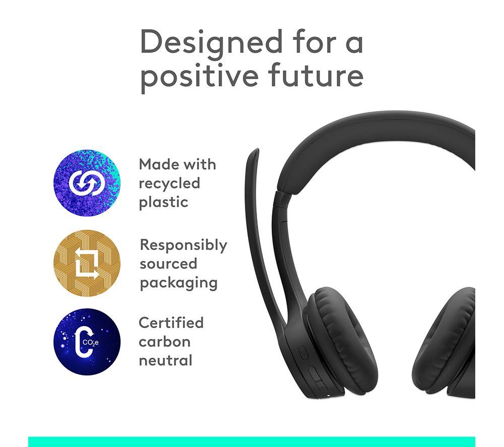 LOGITECH Zone 300 Wireless Headset - Graphite
