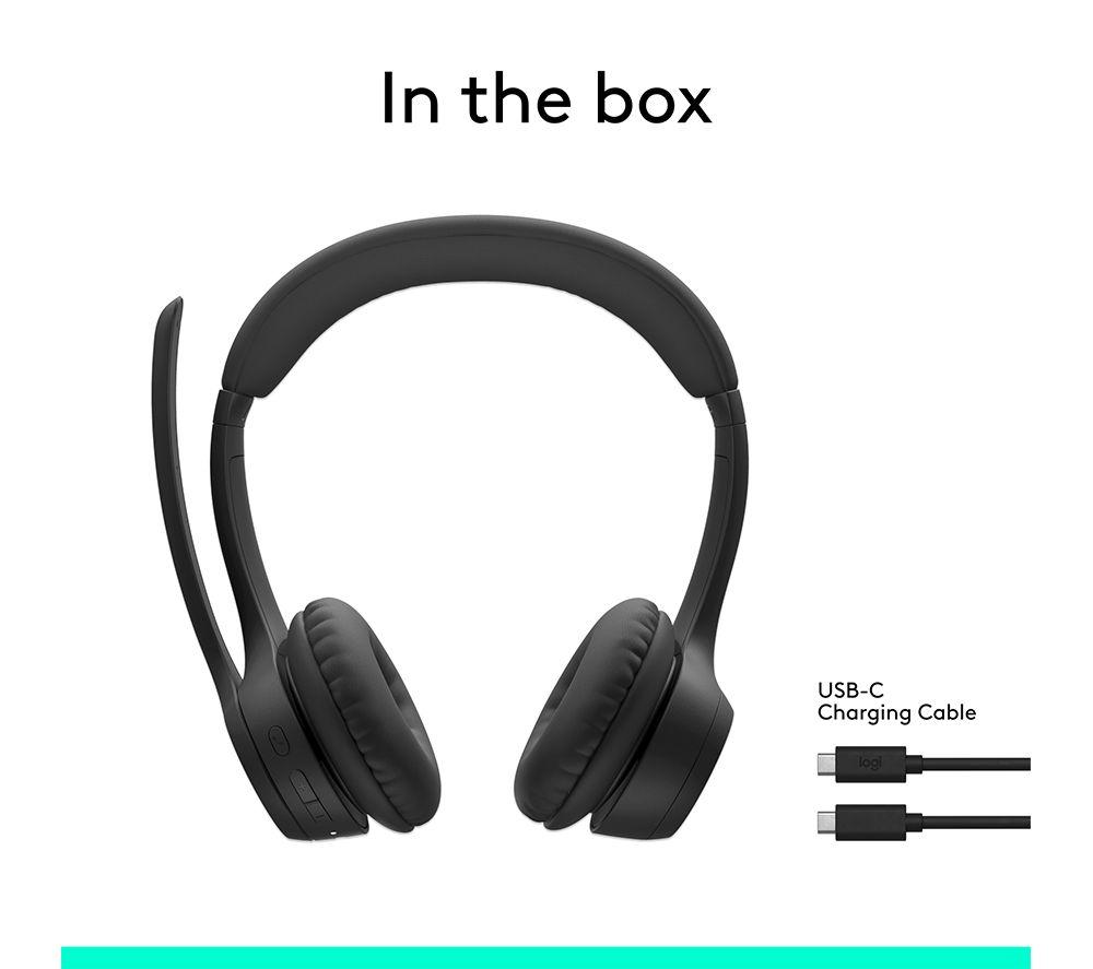 LOGITECH Zone 300 Wireless Headset - Graphite