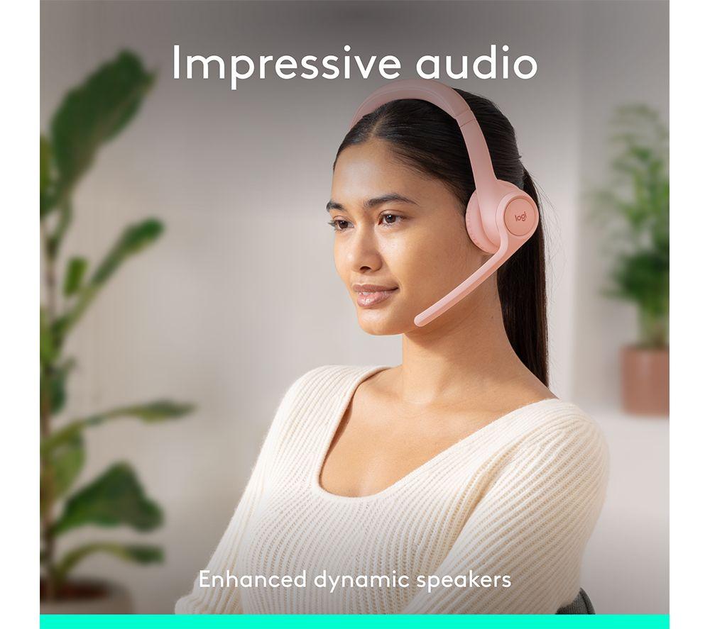LOGITECH Zone 300 Wireless Headset - Rose