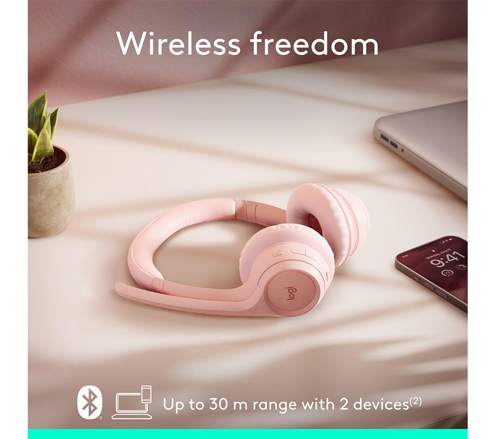 LOGITECH Zone 300 Wireless Headset - Rose