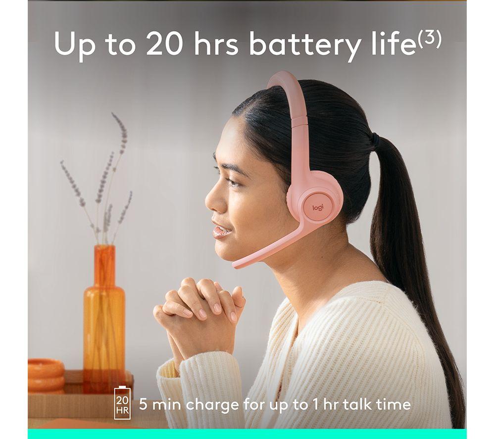 LOGITECH Zone 300 Wireless Headset - Rose