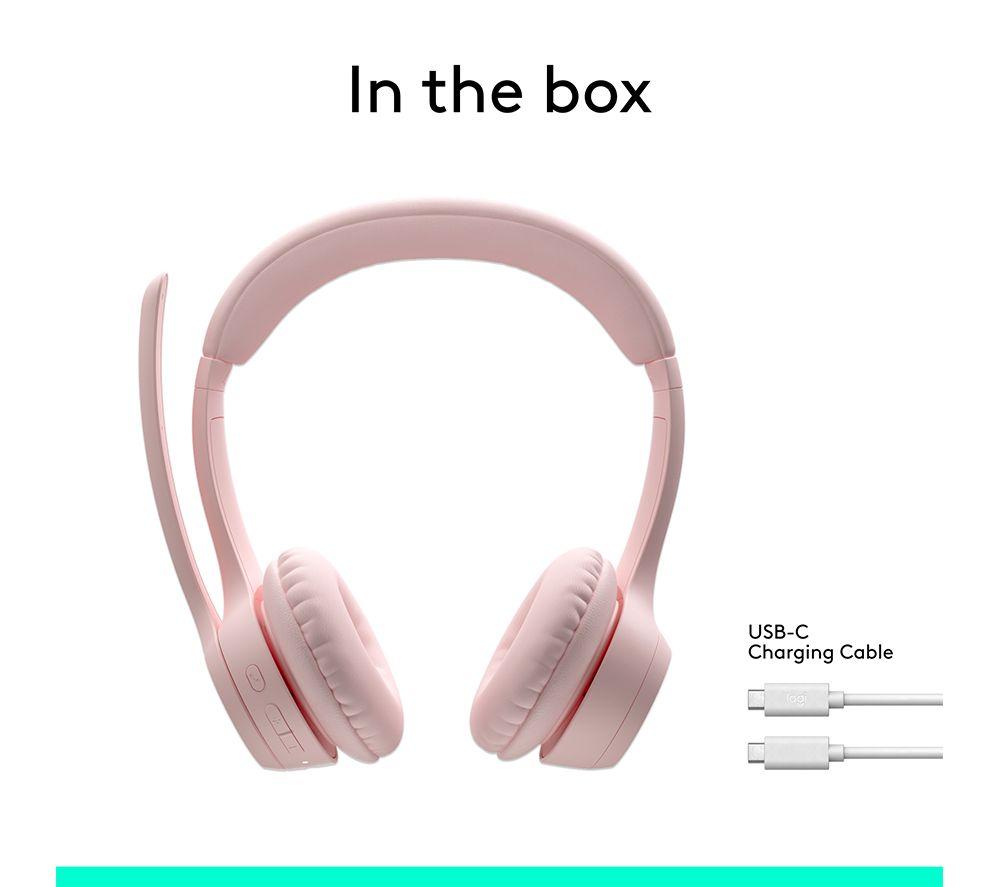 LOGITECH Zone 300 Wireless Headset - Rose