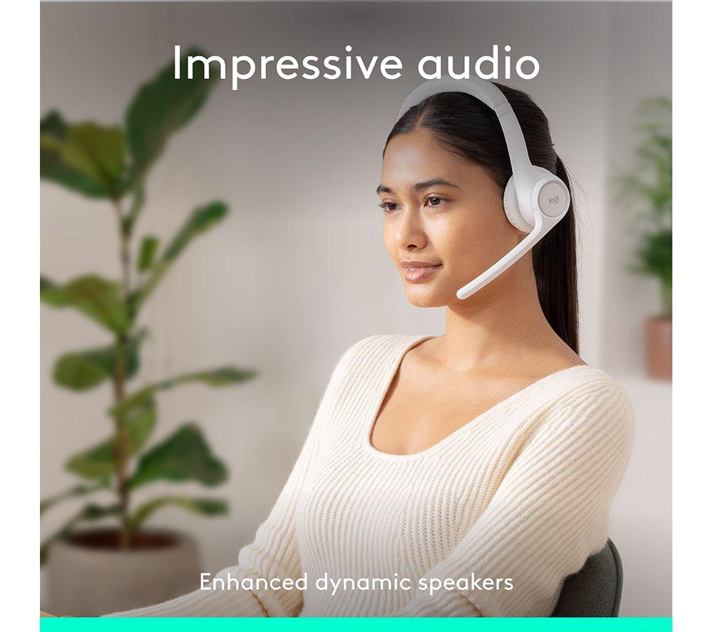 LOGITECH Zone 300 Wireless Headset - Off White