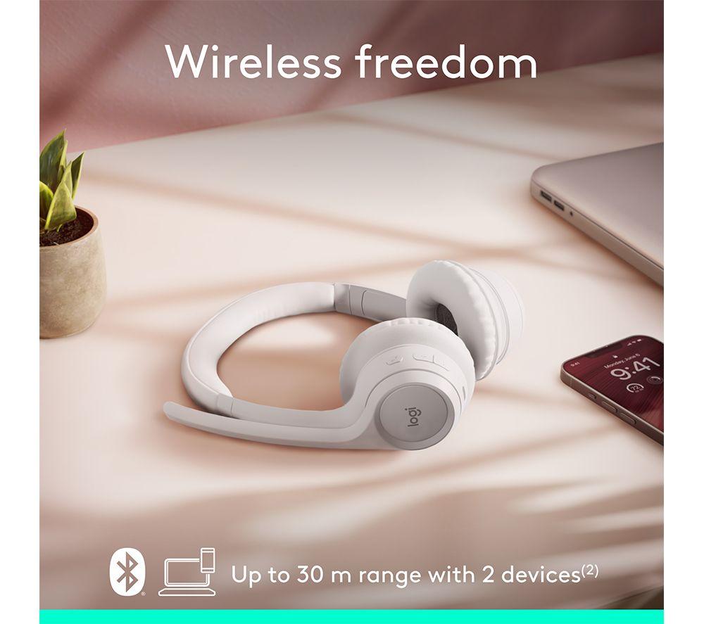LOGITECH Zone 300 Wireless Headset - Off White