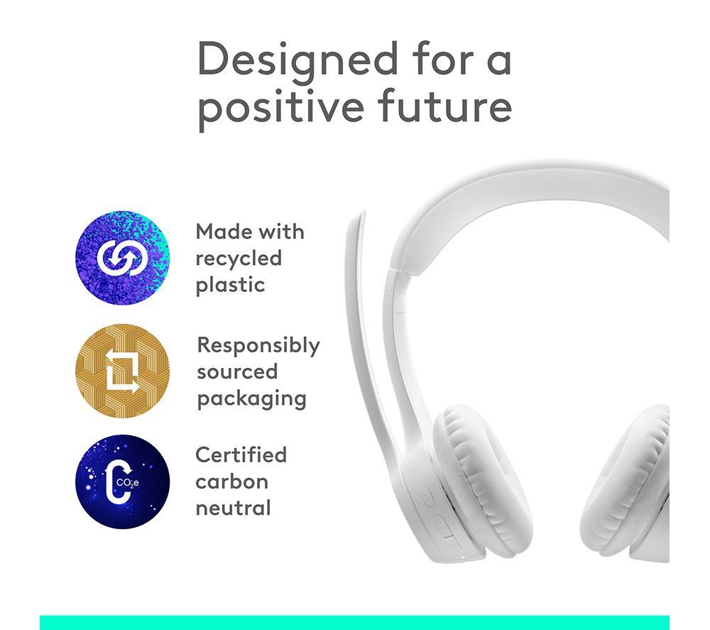LOGITECH Zone 300 Wireless Headset - Off White