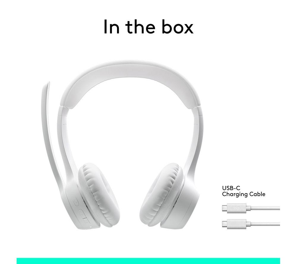 LOGITECH Zone 300 Wireless Headset - Off White